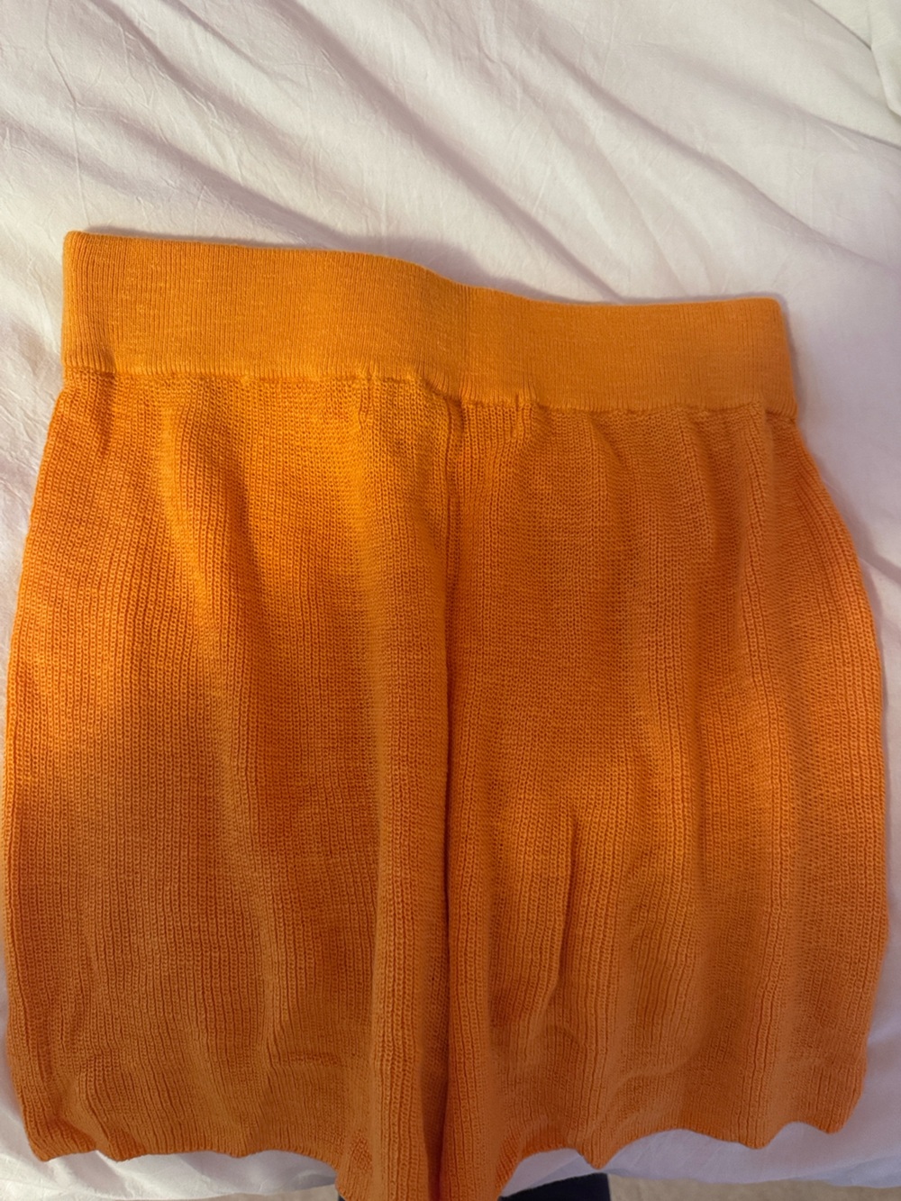 Free People Orange Knit Women’s Shorts